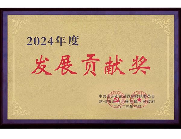 2024橫林2024年度發(fā)展貢獻(xiàn)獎